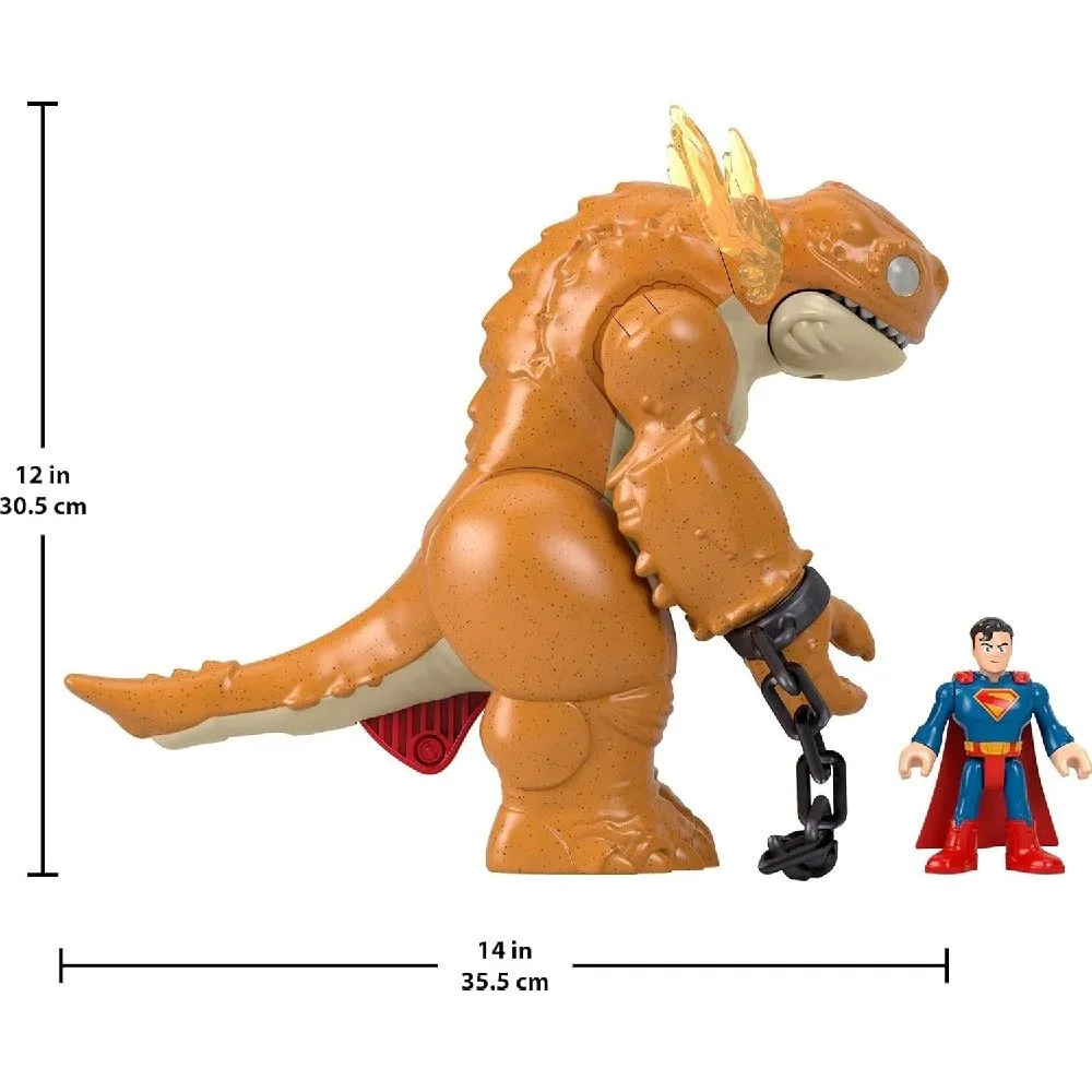Detalhes do Imaginext Dc Super Friends Superman E Kaiju - Mattel Jdl07