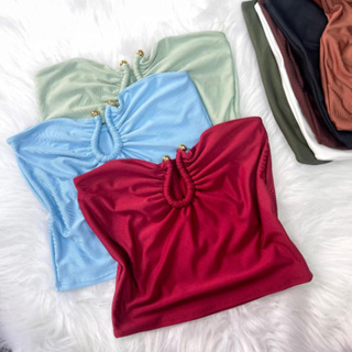 Tube Top Suplex com argola novo lançamento em Oferta na Shopee