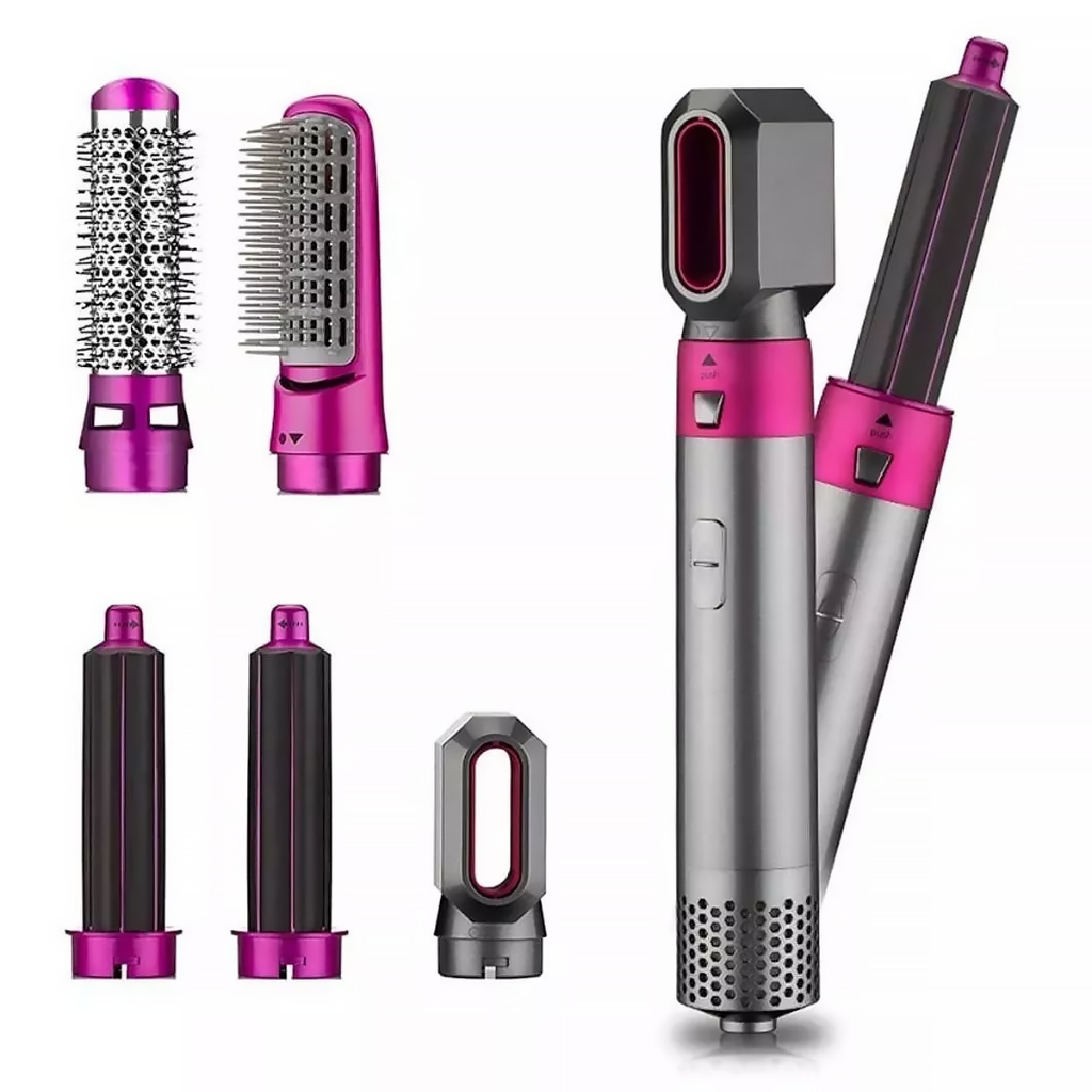 Escova Secadora Modeladora 5 Em 1 Alta Potência Profissional 110V 220V