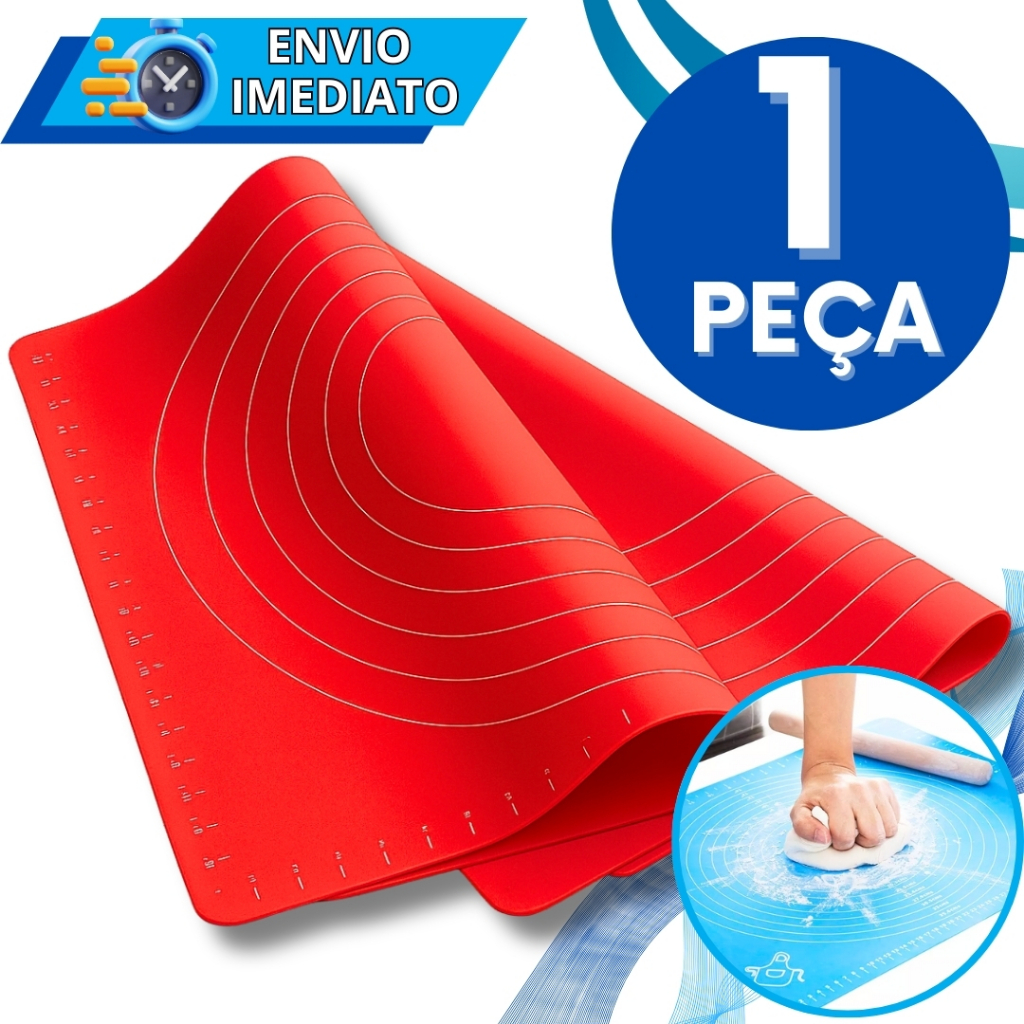 Tapete Culinário de Silicone Antiaderente Com Medidas Para Casa Cozinha Pão Doces Massas Tapete Para Assar