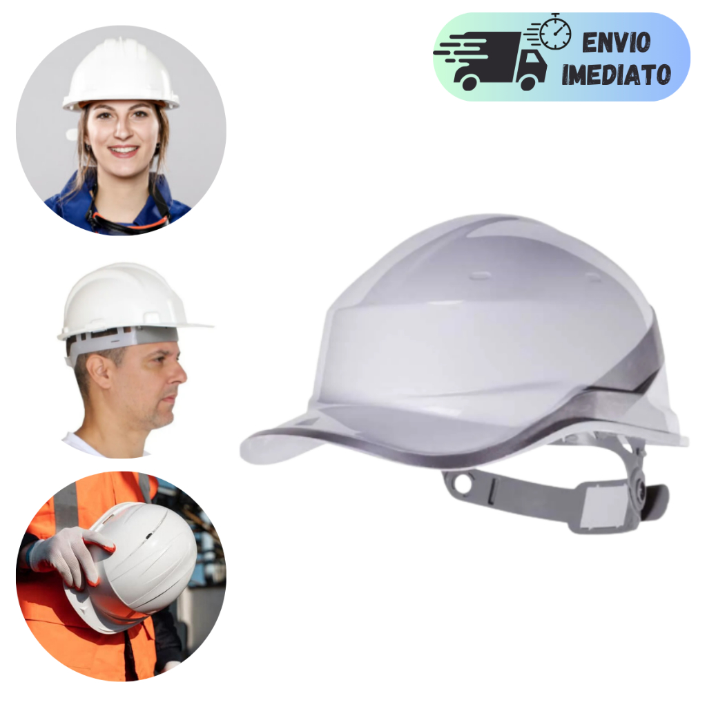 CAPACETE DE PROTEÇÃO EPI DELTA PLUS PARA TRABALHO OBRAS SERVIÇO CONSTRUÇÃO VIAS