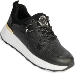 Tênis Vizzano Feminino Casual Confortável Original 1452-202 Preto