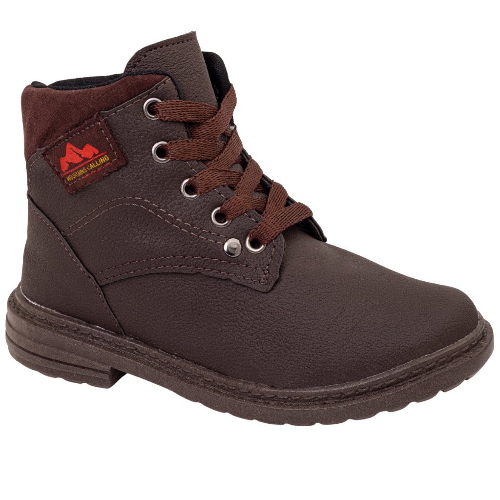 Bota Masculina Infantil Menino Coturno Masculino em Oferta na Shopee