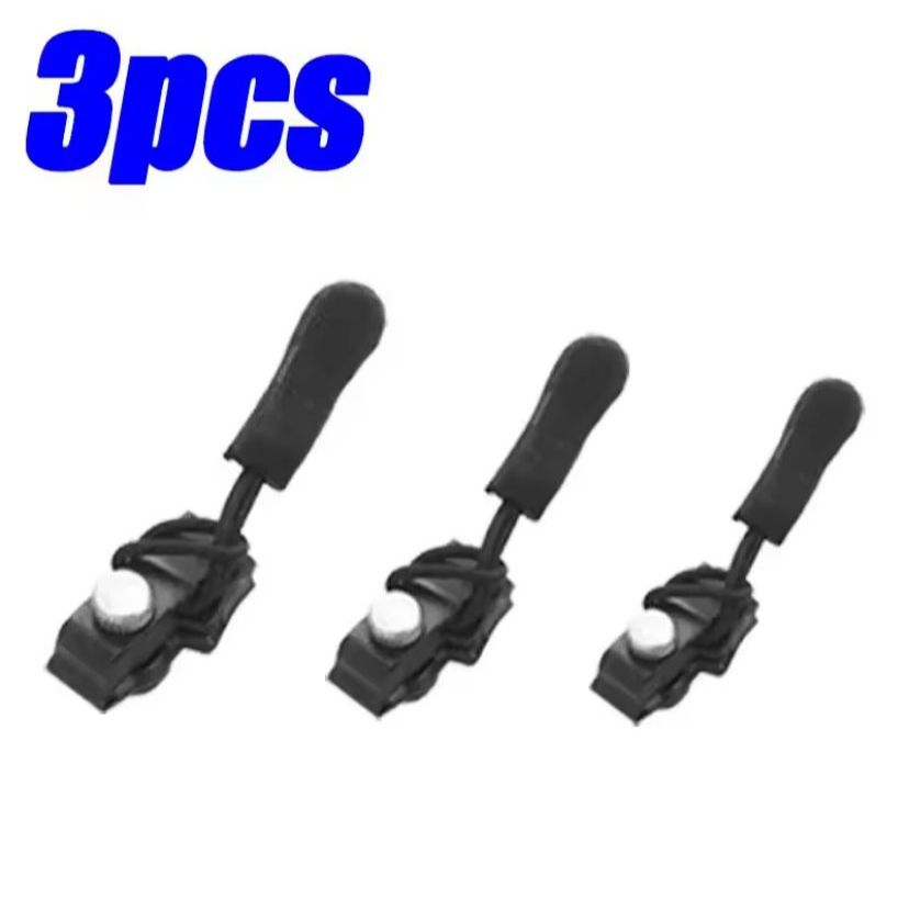 Kit 3/2/1 Zíper Reparo Universal Instantâneo Bolsas E Mochilas