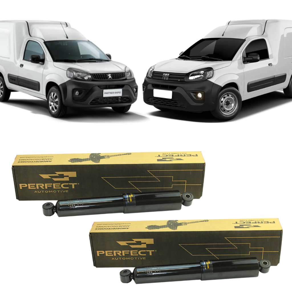 Par Amortecedor Traseiro LD/LE Fiorino 1.4 2013/2025 Partner 1.4 2023/2025