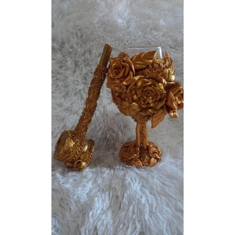 kit taça +cachimbo personalizado,taca  pombagira, taça mestra,cigana.
