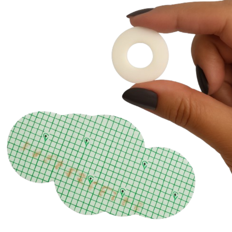 Adesivo de Proteção + Guia Auxiliar para Sensor Freestyle Libre | Aplicação e Remoção Segura em Oferta na Shopee