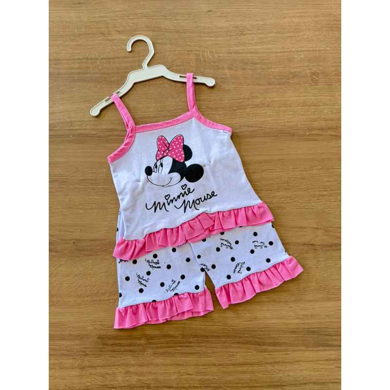 Pijama Bebê Menina Malha 100% Algodão Baby Doll Verão Confortável Estampado