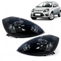 Farol Ford Ka 2008 2009 2010 11 2012 2013 2014 Mascara Negra