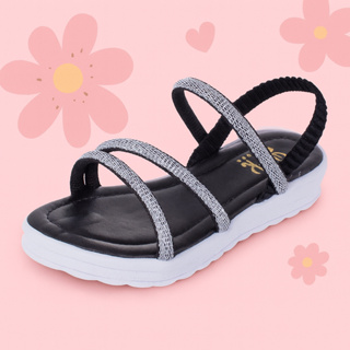 Sandália Rasteira Infantil Menina 20 ao 36 Casual Tiras de Strass Confortável Dia das Crianças Lux em Oferta na Shopee