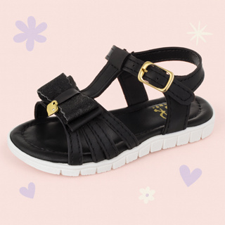 Sandália Infantil Menina Rasteira Laço Coração Dourado Glitter Delicado Confortável  20 ao 27 em Oferta na Shopee