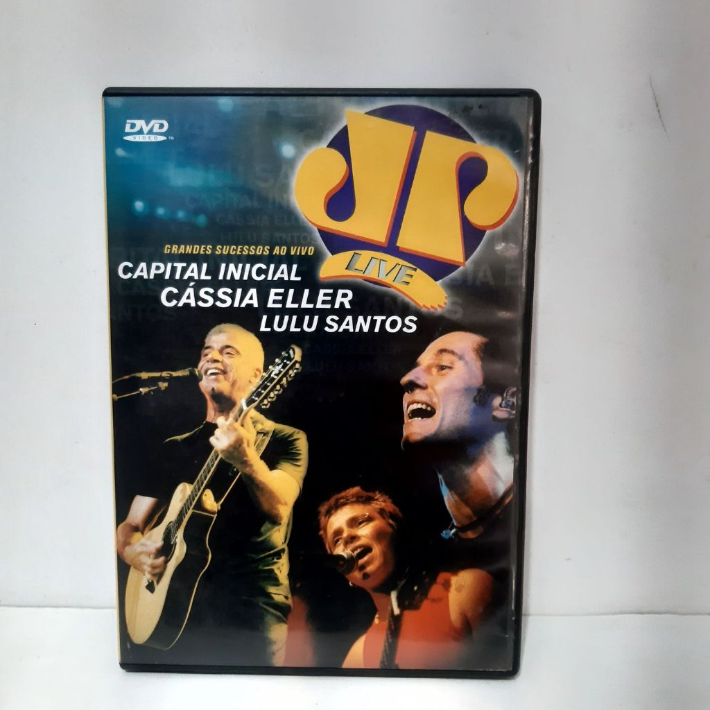 DVD Original - JP Live: Capital Inicial, Cássia Eller e Lulu Santos