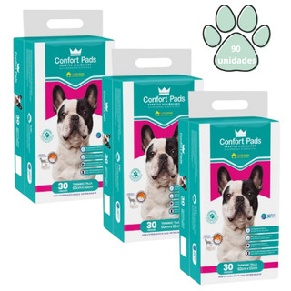 Tapete Higienico Absorvente Para Cachorro 55x60cm Confort Pads