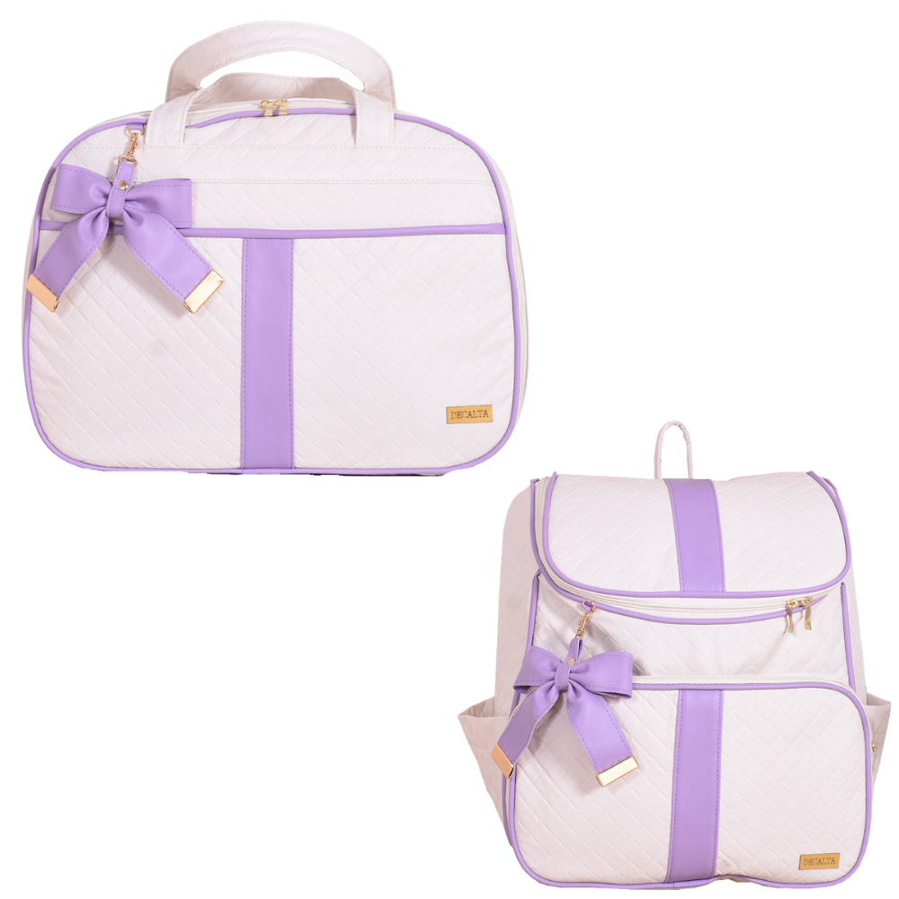 Kit Mala Maternidade + Mochila Clean Menino/Menina - 02 Peças