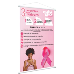 Banner Outubro Rosa - 3 perguntas que salvam