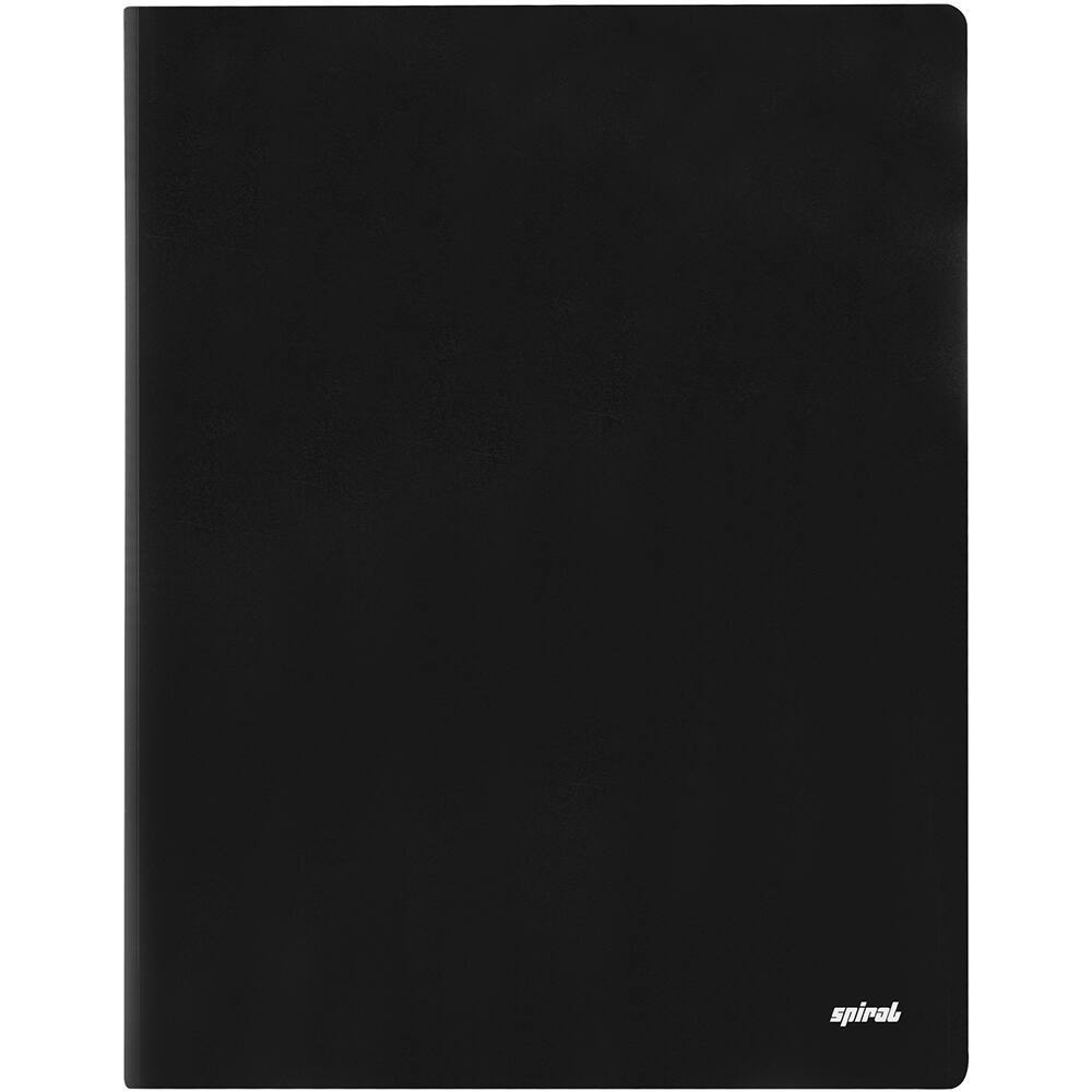 Pasta Catálogo com 100 Envelopes, A4, 0,05, Preta, Capa Flexível