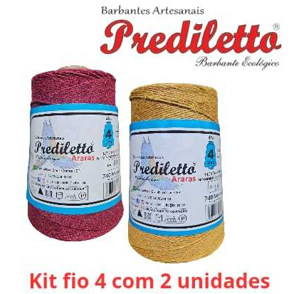 Kit 2 Barbantes Prediletto Fio 4 740m