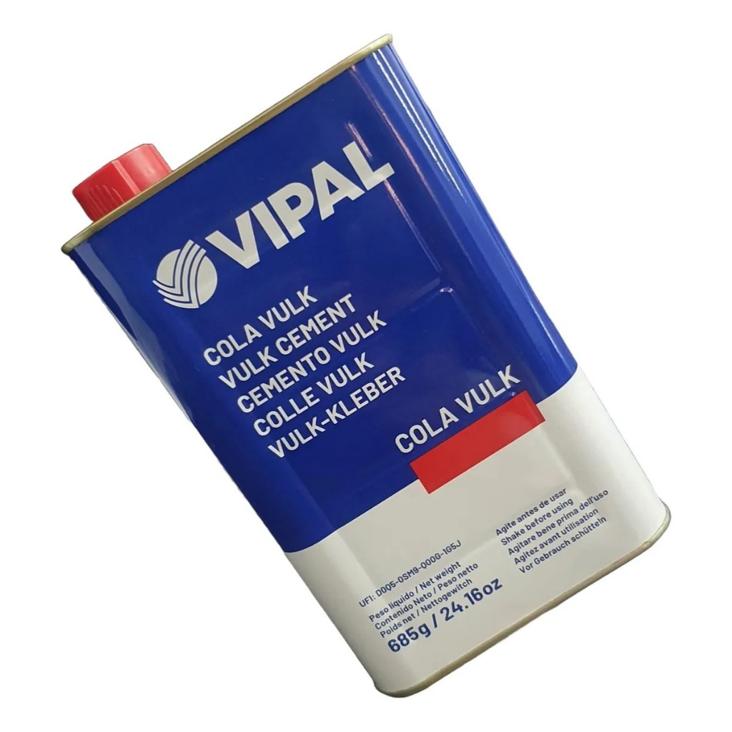 Cola Preta RA Remendo Vulk Vipal SL-300 685g Reparos Pneus