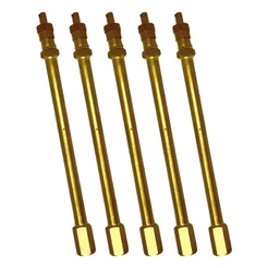 Kit 5 Prolongador Extensão De Metal Bico Caminhão 152,4mm