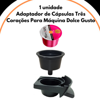1 unidade Adaptador de Cápsulas Três Corações Para Máquina Dolce Gusto em Oferta na Shopee