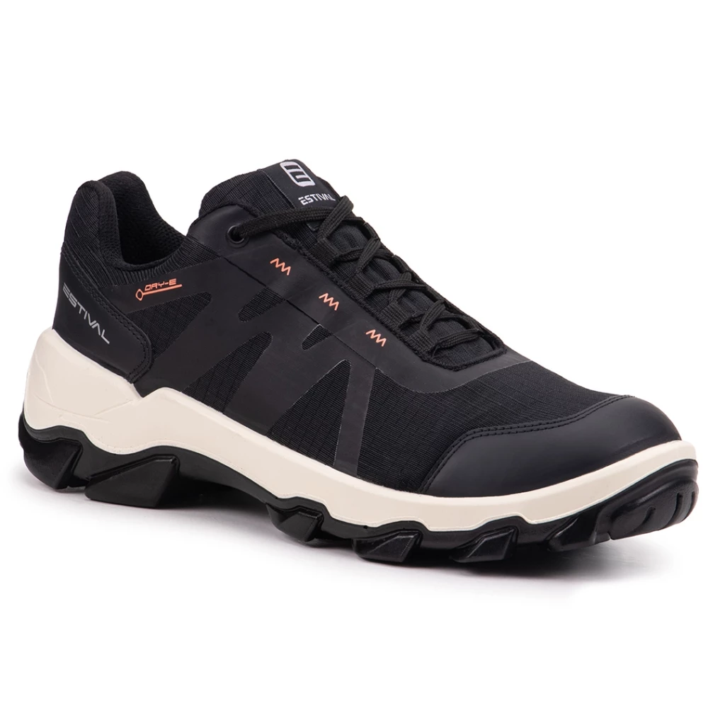 Sapato de Segurança Hybrid Smart Black Estival - Brinde Palmilha PU - Preto PVC CA 47823