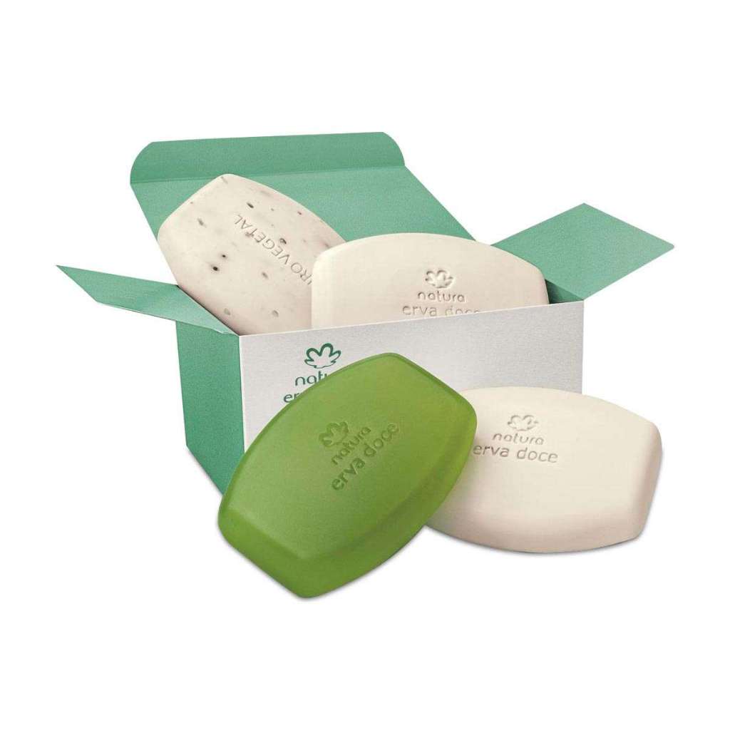 Natura Erva Doce Sabonete sortido em Barra 4  unid.  90g cada