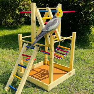 Parquinho Playground S, Para Calopsita Com Balanço E puleiro em Oferta na Shopee