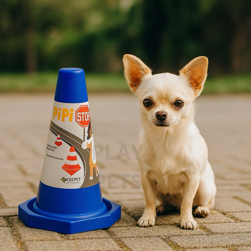 Postinho Sanitário para cachorro, Xixi não pode