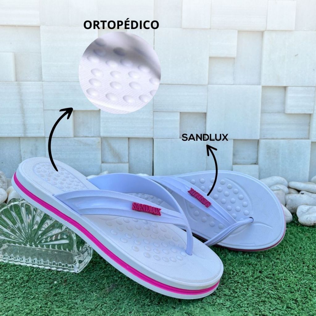 Sandália Feminina Confort Luxo – Ortopédica, Anatômica e Antiderrapante Sandlux