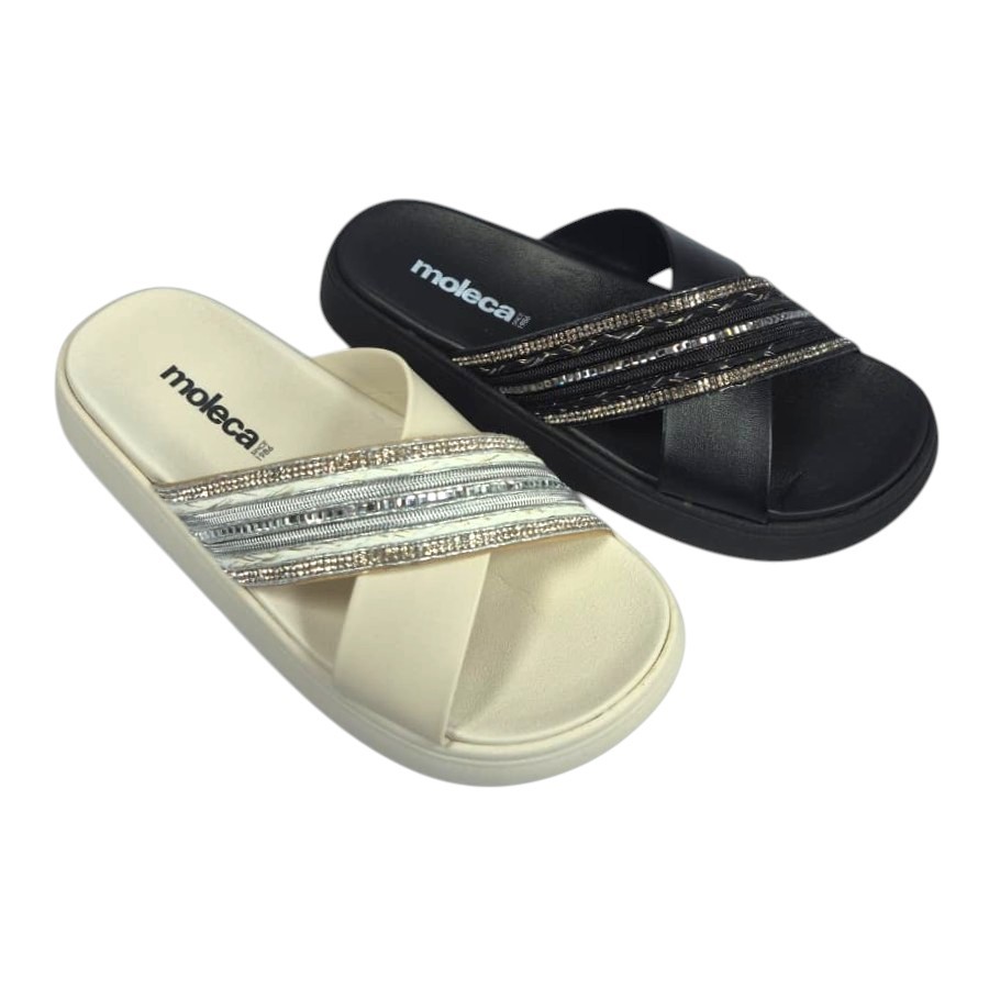Chinelo Feminino Moleca 5469138 Estilo, brilho e conforto em cada passo em Oferta na Shopee