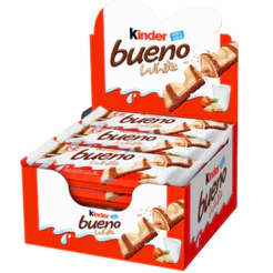 CHOCOLATE KINDER BUENO WHITE 40G (CX C/15 UN)