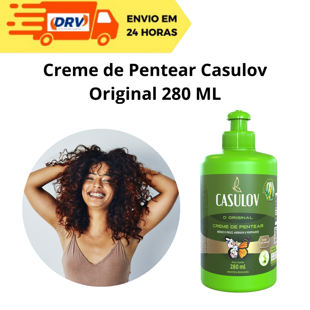 Creme de Pentear Casulov Original 280 ML - Creme Para Pentear Casulov 280 ML - Creme Pentear Casulão