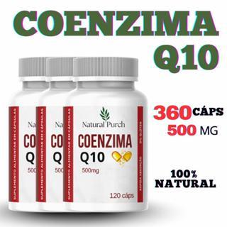 Coenzima Q10 - 500mg - 120 cápsulas - Original - Suplemento alimentar