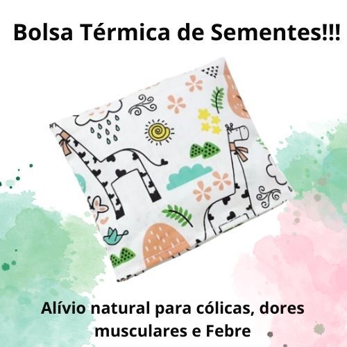 Kit 3 Bolsinhas Alívio das Cólicas Baby, febre, dores de ouvido e mamães ajuda na cólica menstrual
