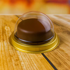 50 CAIXA PARA PÃES DE MEL, TRUFAS E ESFERAS - DOURADO BWB14220 (CHOCO)