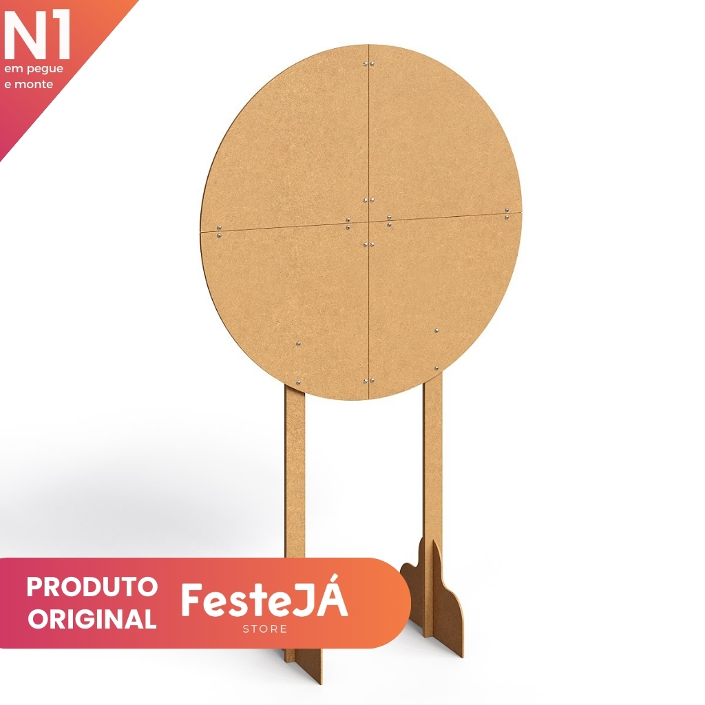 Painel Decorativo Festa Liso Redondo Desmontável Evento Aniversário Casamento Pegue e Monte em Oferta na Shopee