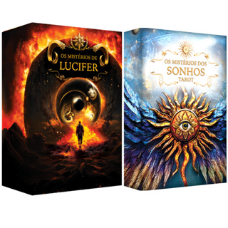 Kit C/ Baralho Marselha Tarot dos Sonhos 36 Cartas Plastificada e Tarô Os Mistérios de Lucifer em Oferta na Shopee