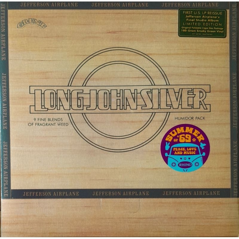 Jefferson Airplane-Long John Silver-lp importado-LACRADO-vinil