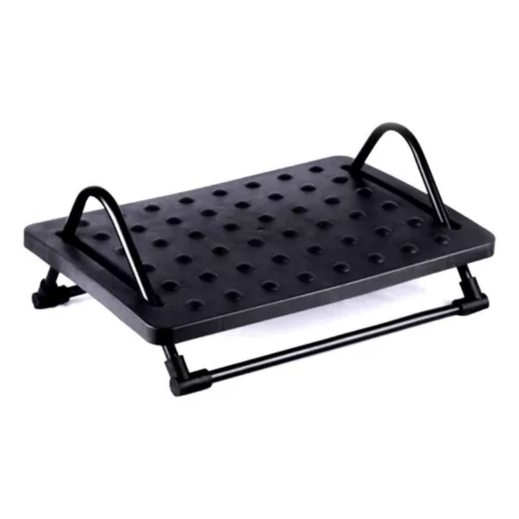Kit 10 Apoios Ergonômicos Para Pés Massageador Regulável Preto Confortec