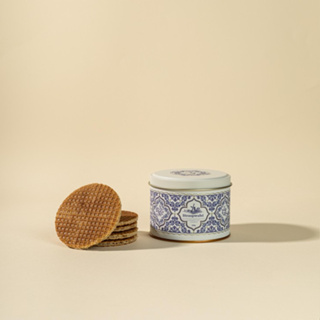 Biscoito de Waffle Recheado - Stroopwafel Lata 260g Biscoitê em Oferta na Shopee