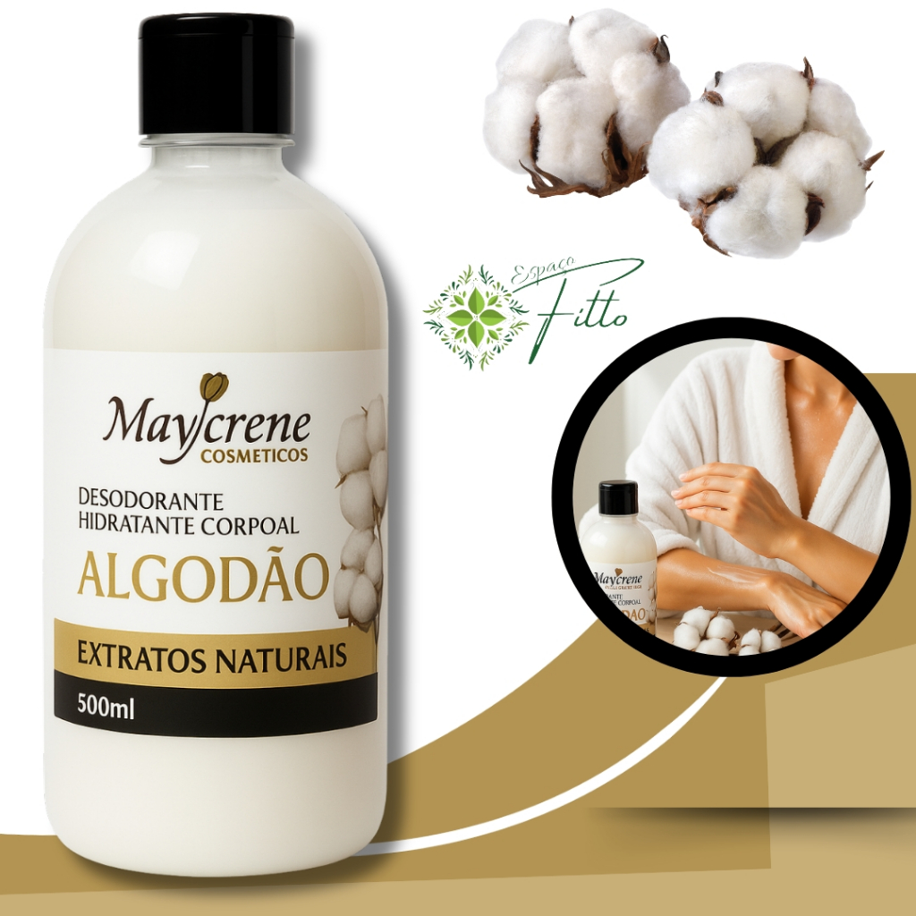 Creme Hidratante corporal algodao maycrene 500g