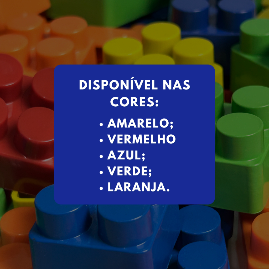 Kit Blocos de Montar Infantil 100 Peças Didatico Monta Monta Colorido Acompanha Peças Com Rodinha