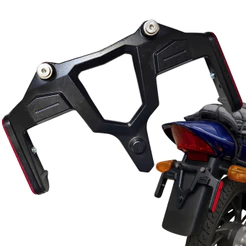 Suporte Placa Olho de Gato Universal Modelo Tiger 900 Moto Fazer Titan Fan Start Cb300f