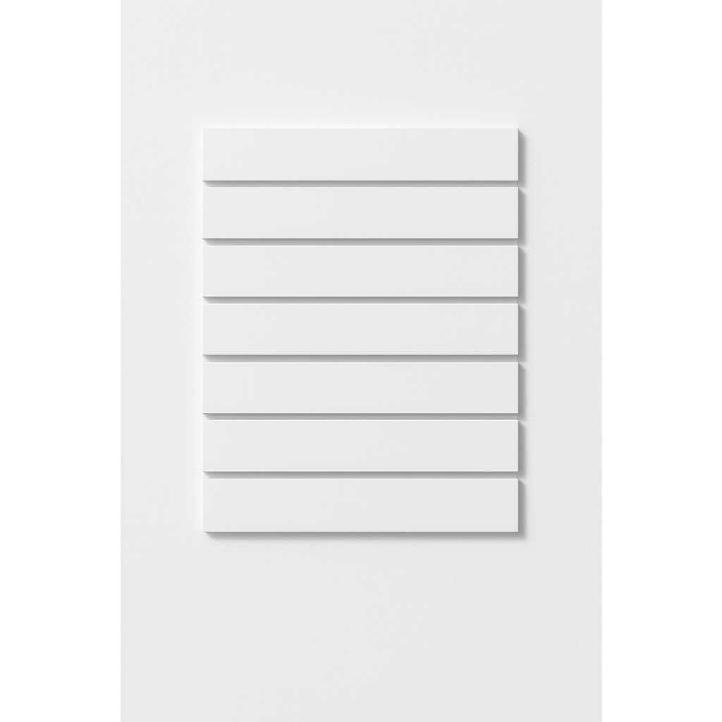 Painel Canaletado MDF 30x60cm Branco | Expositor de Parede Loja, Feiras e Organização