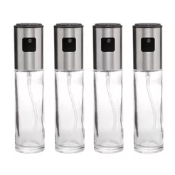 Borrifador Spray para Azeite e Vinagre de Aço Inox e Vidro 100ml | Unitário, 2, ou 4 Unidades | Wolff