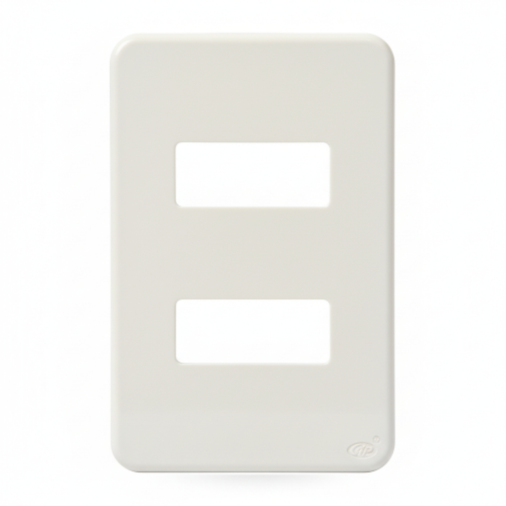 PLACA E SUPORTE 4X2-2 POSICOES BRANCO COMPOSE WEG