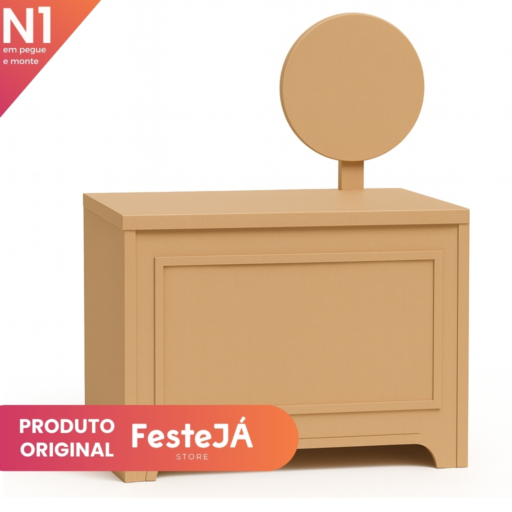 Mesa Pocket Painel Acoplado MDF Decoração Pegue e Monte Festa Evento
