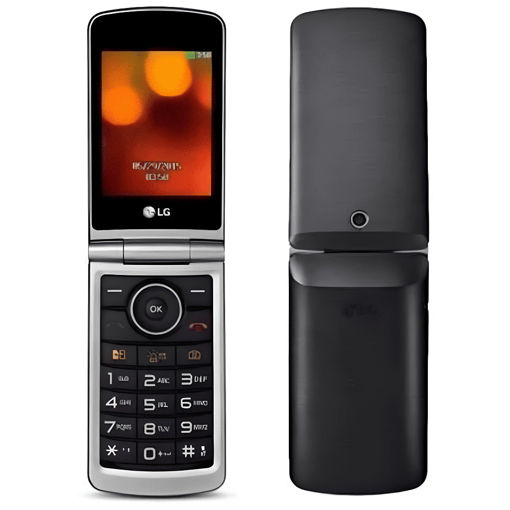 Celular LG G360 Flip Dual Chip Desbloqueado com Teclas Grandes, Tela 3.0 e Bateria de Longa Duração para Idosos