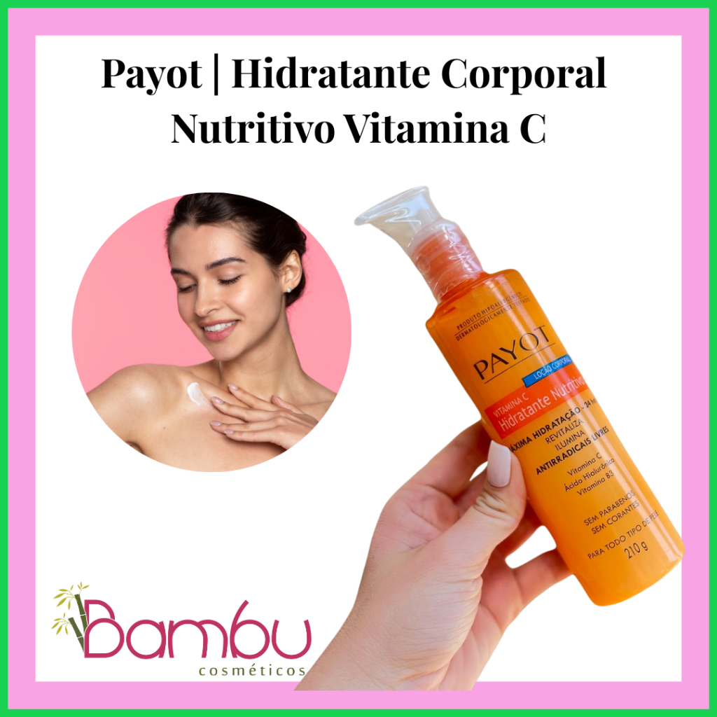 Payot | Hidratante Corporal Nutritivo Vitamina C Pele Macia e Radiante
