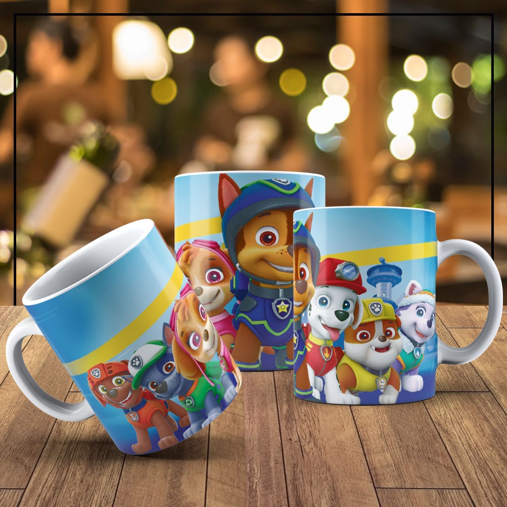 Caneca Infantil Patrulha Canina, Copo Infantil, Caneca, Brinquedo Infantil, Produto Infantil